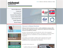 Tablet Screenshot of midwestelectrical.co.uk